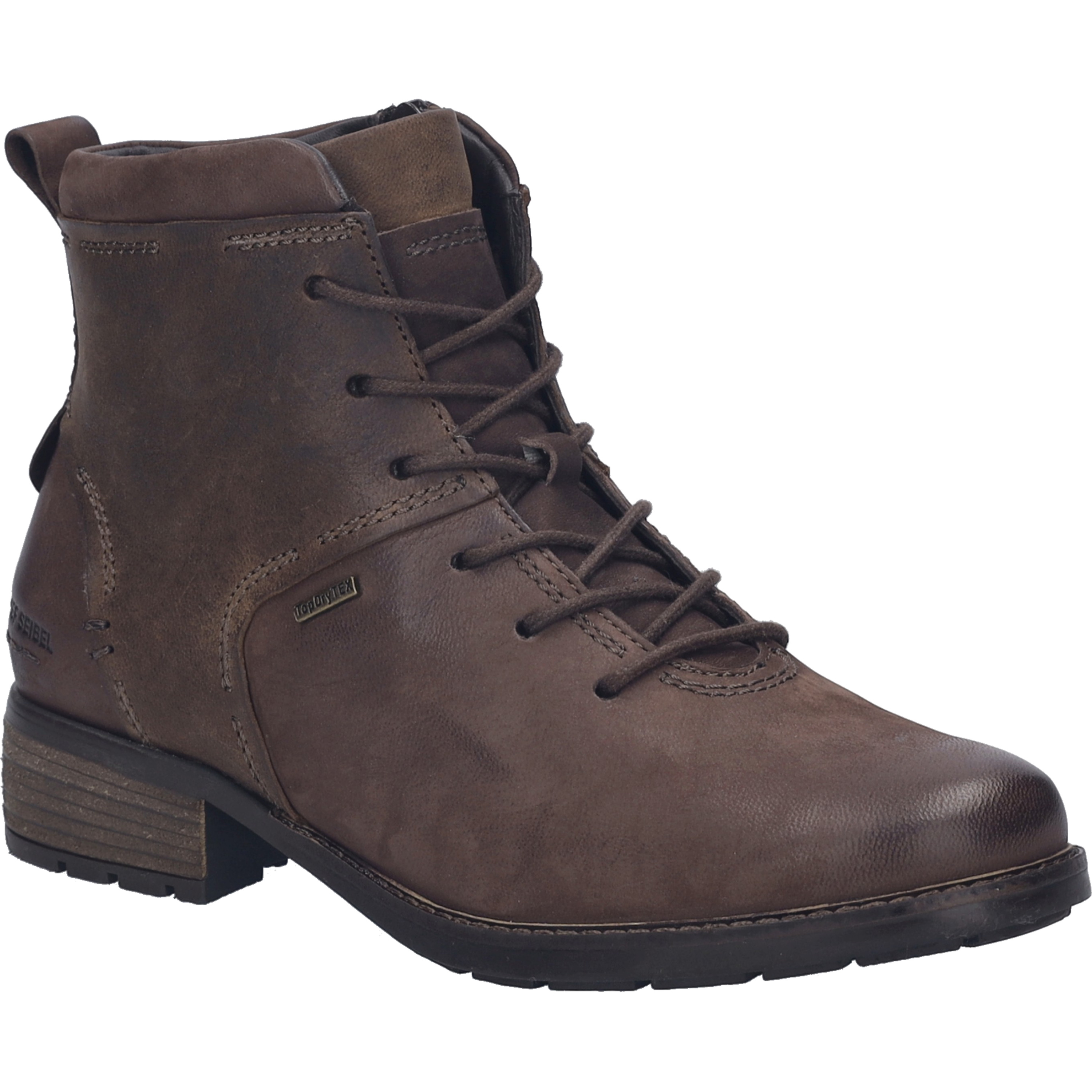 Stiefelette JOSEF SEIBEL "Kate 52, moro", Damen, Gr. 40, braun (moro), Obermaterial: 100% Rindsleder Leather cow., Schuhe Stiefelette