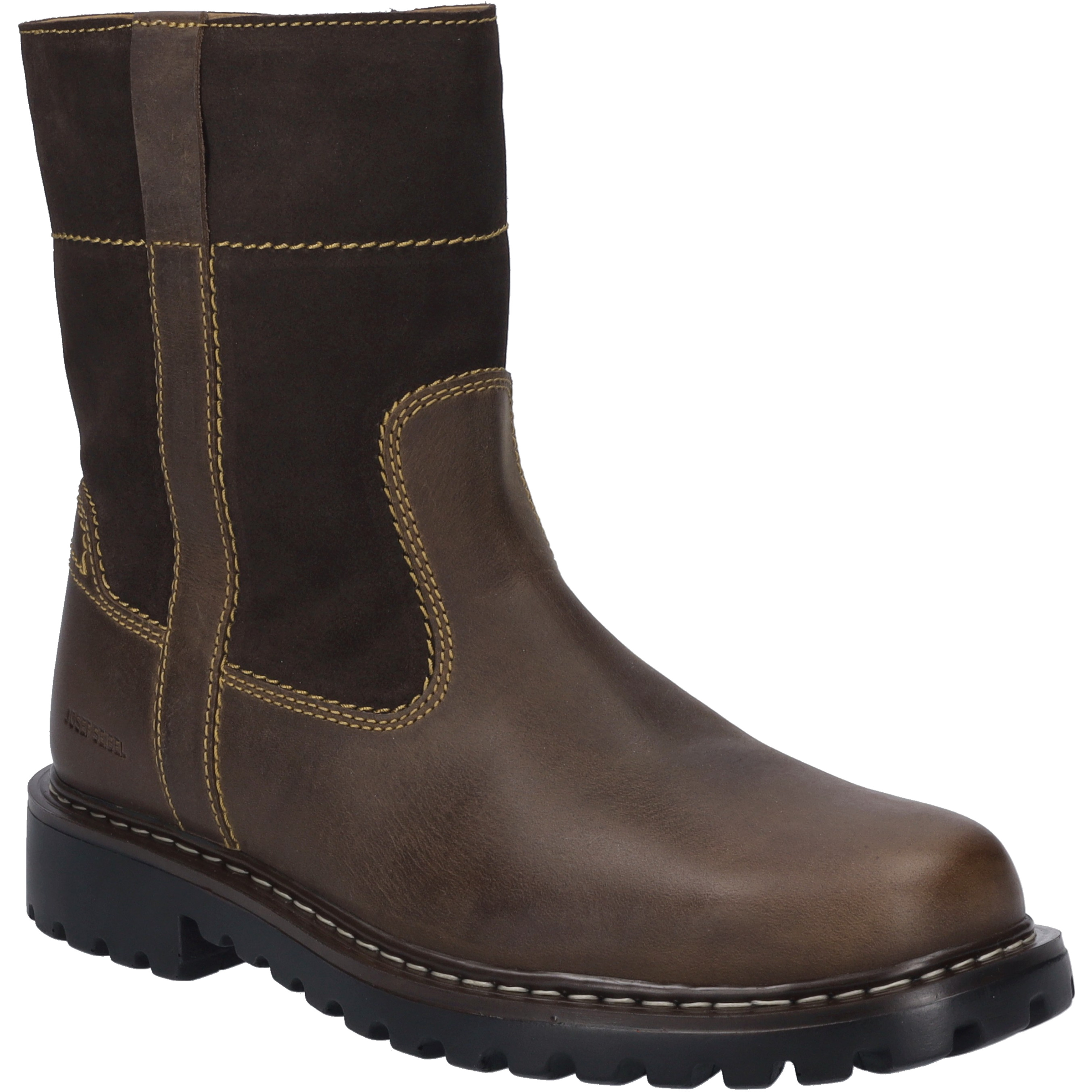 Stiefel JOSEF SEIBEL "Chance, braun", Herren, Gr. 45, braun (moro), Obermaterial: 100% Rindsleder Leather cow., Schuhe Stiefel