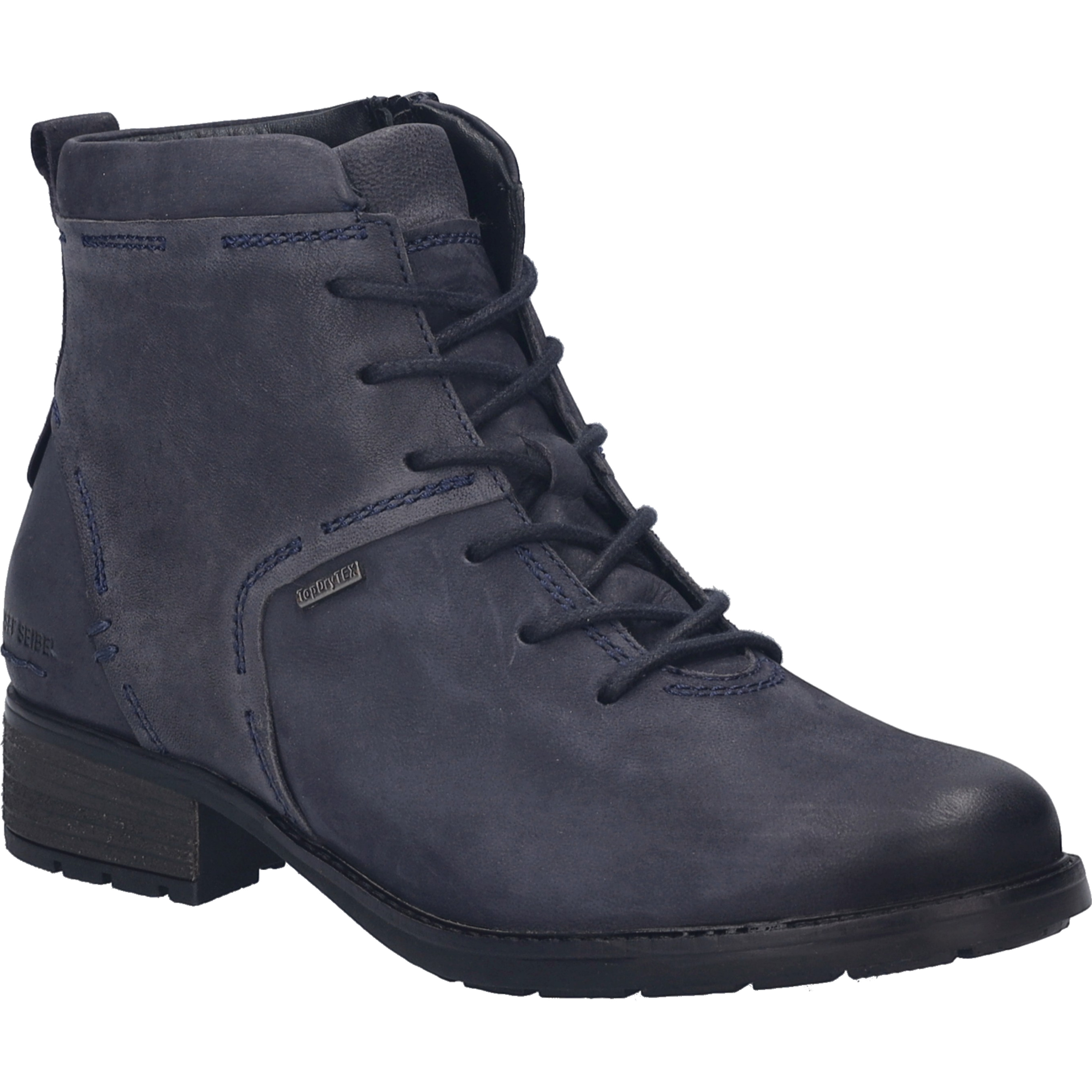 Stiefelette JOSEF SEIBEL "Kate 52, ocean", Damen, Gr. 36, blau (ocean), Obermaterial: 100% Rindsleder Leather cow., Schuhe Stiefelette