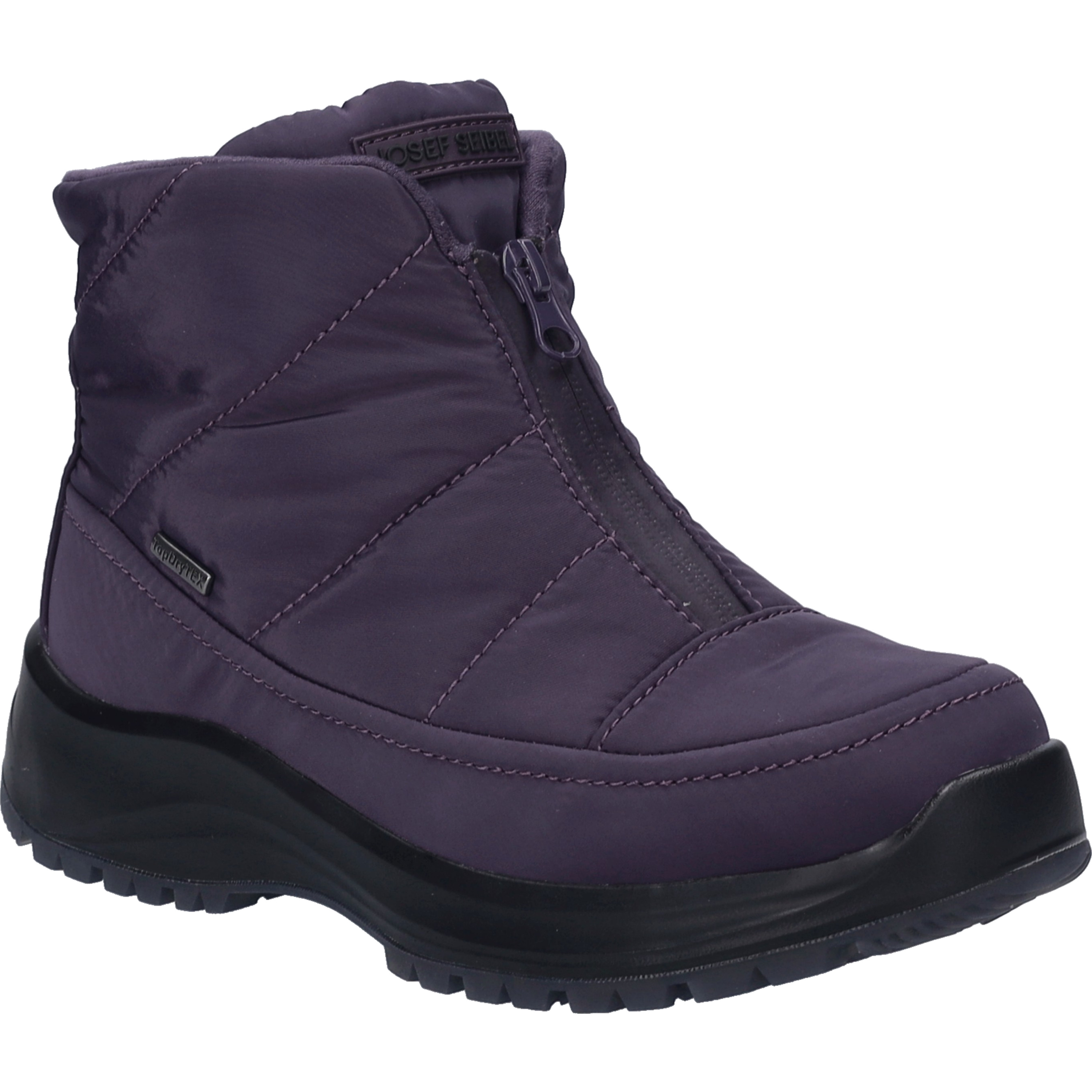 Stiefelette JOSEF SEIBEL "Colorado 55, violet", Damen, Gr. 41, lila (violet), Obermaterial: 100% Textilmaterial TEXMAT., Schuhe Stiefelette