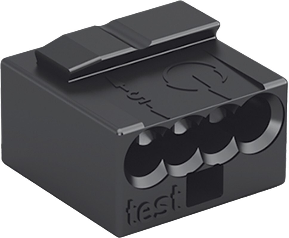 100 Stk. WAGO GmbH & Co. KG Verbindungsdosenklemme 243-204 Image