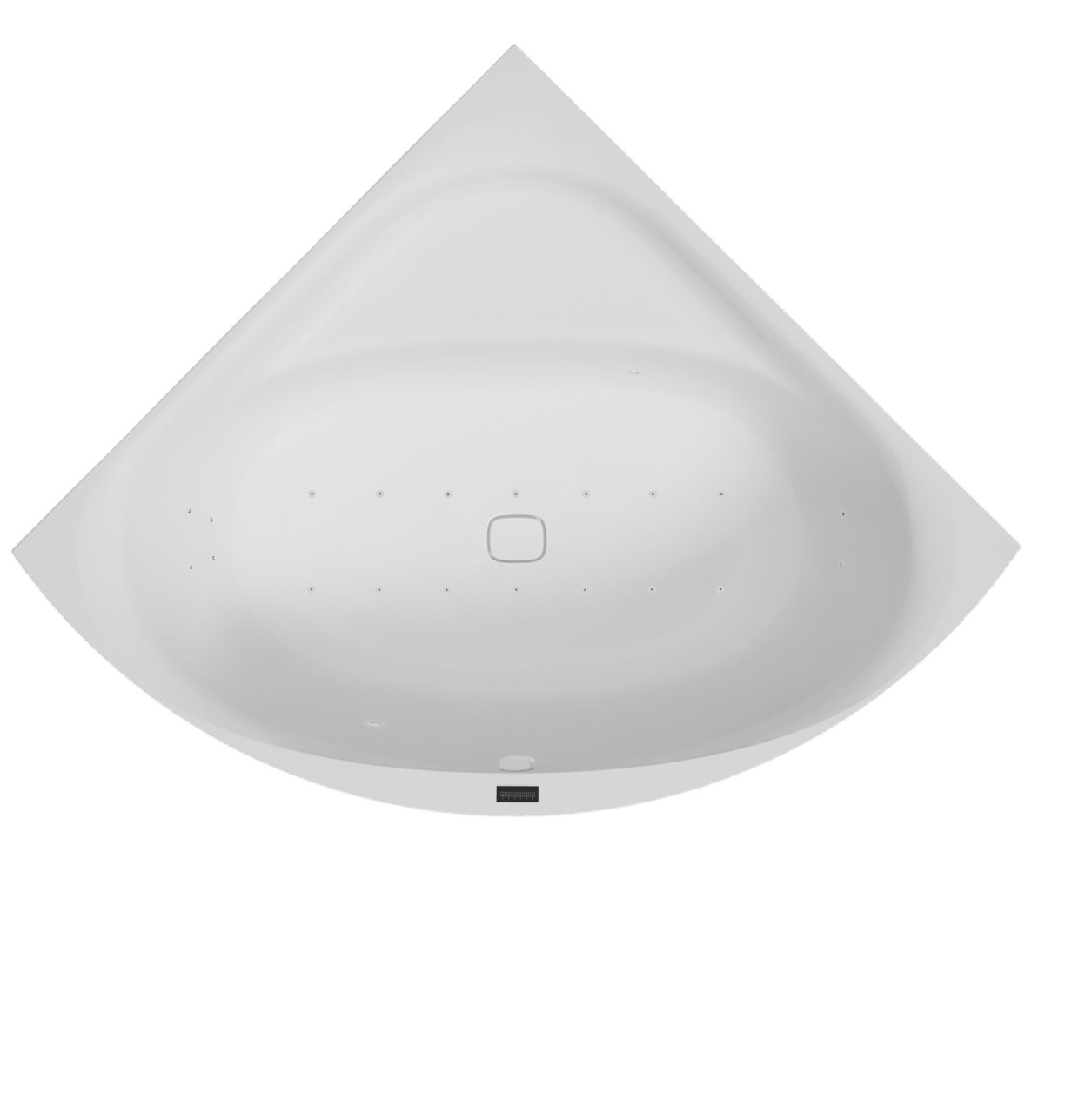 Hoesch Whirlpool iSensi Eck 1500x1500 Monolith 3896i.110310004 Image