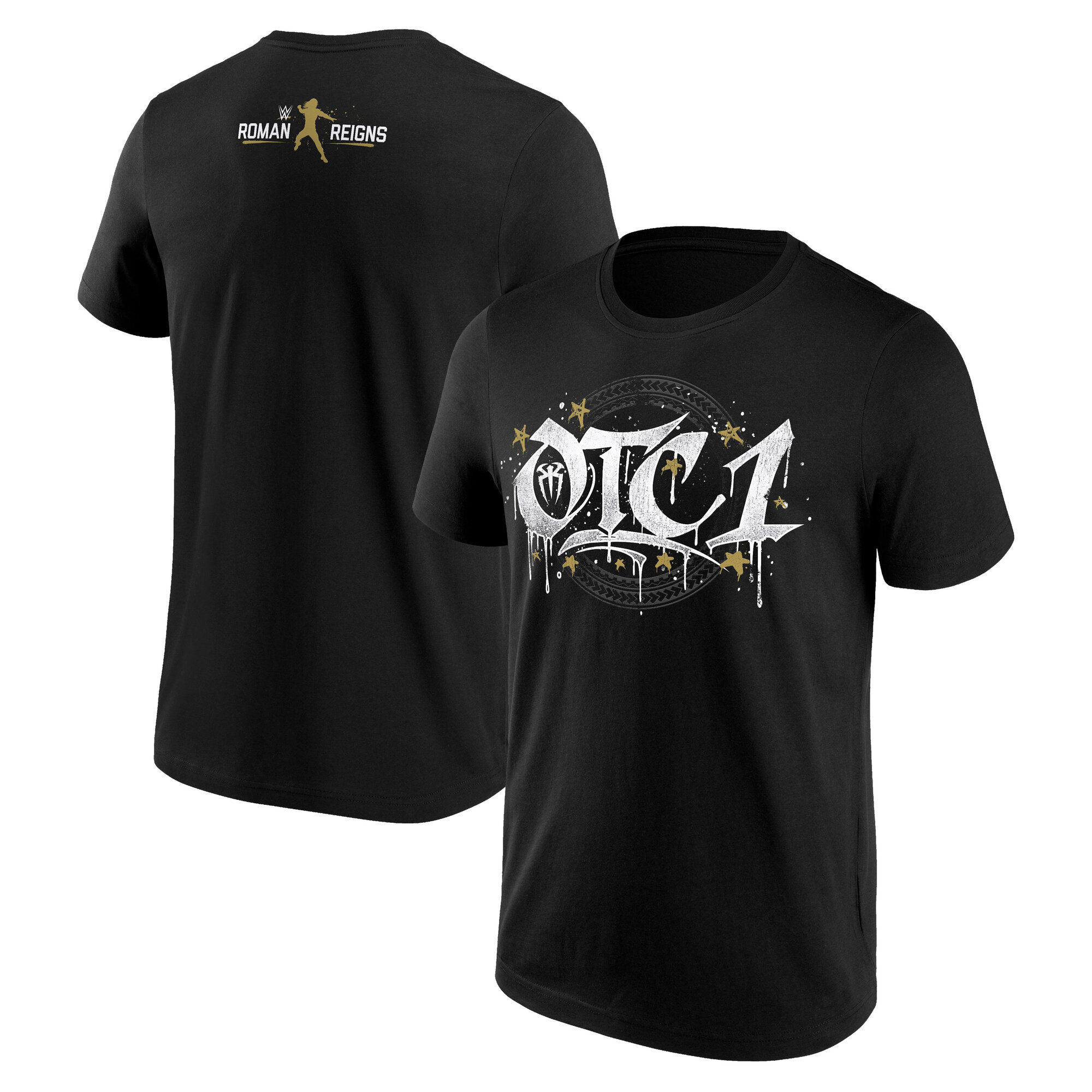 Roman Reigns Gold OTC1 T-Shirt - Schwarz - Herren Image