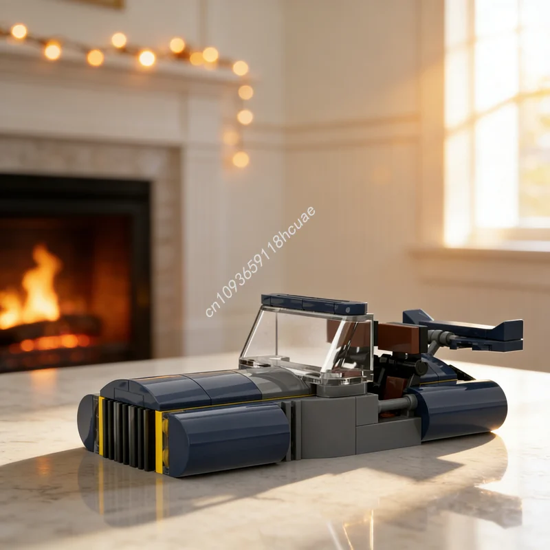 141-teiliges MOC Star Battle Speeder Modell-Baustein-Set Architektur Kreative Idee DIY Bildungsspielzeug Weihnachtsgeschenke Bausteine Geburtstagsgeschenk Image