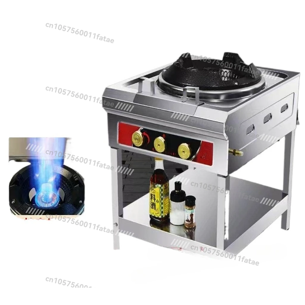 Hochdruck-Gasherd, Flüssiggas, Braten, spezieller heftiger Feuerkocher, dicker Gasherd für die Gastronomie Image