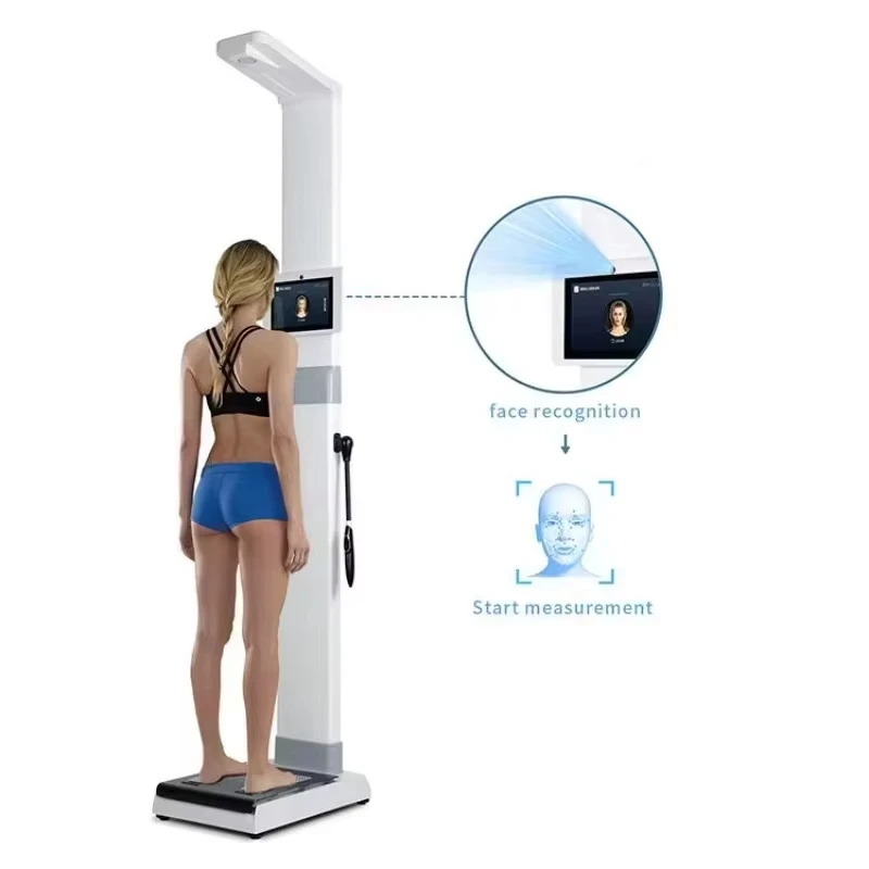 Ultraschall-Fitness-Höhen- und Gewichtsmessskala Neues Design Apotheke BMI Körperfettanalysator Digitale Gesundheitswaage Image