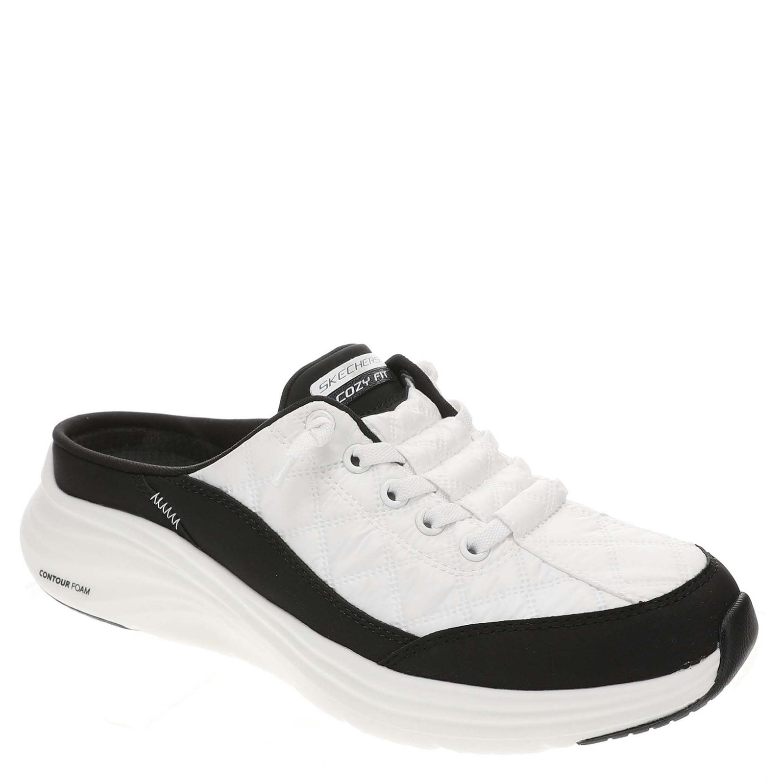 Skechers Sport Contour Foam-Vintage Dream Mule - Womens 8.5 Bone Sneaker Medium