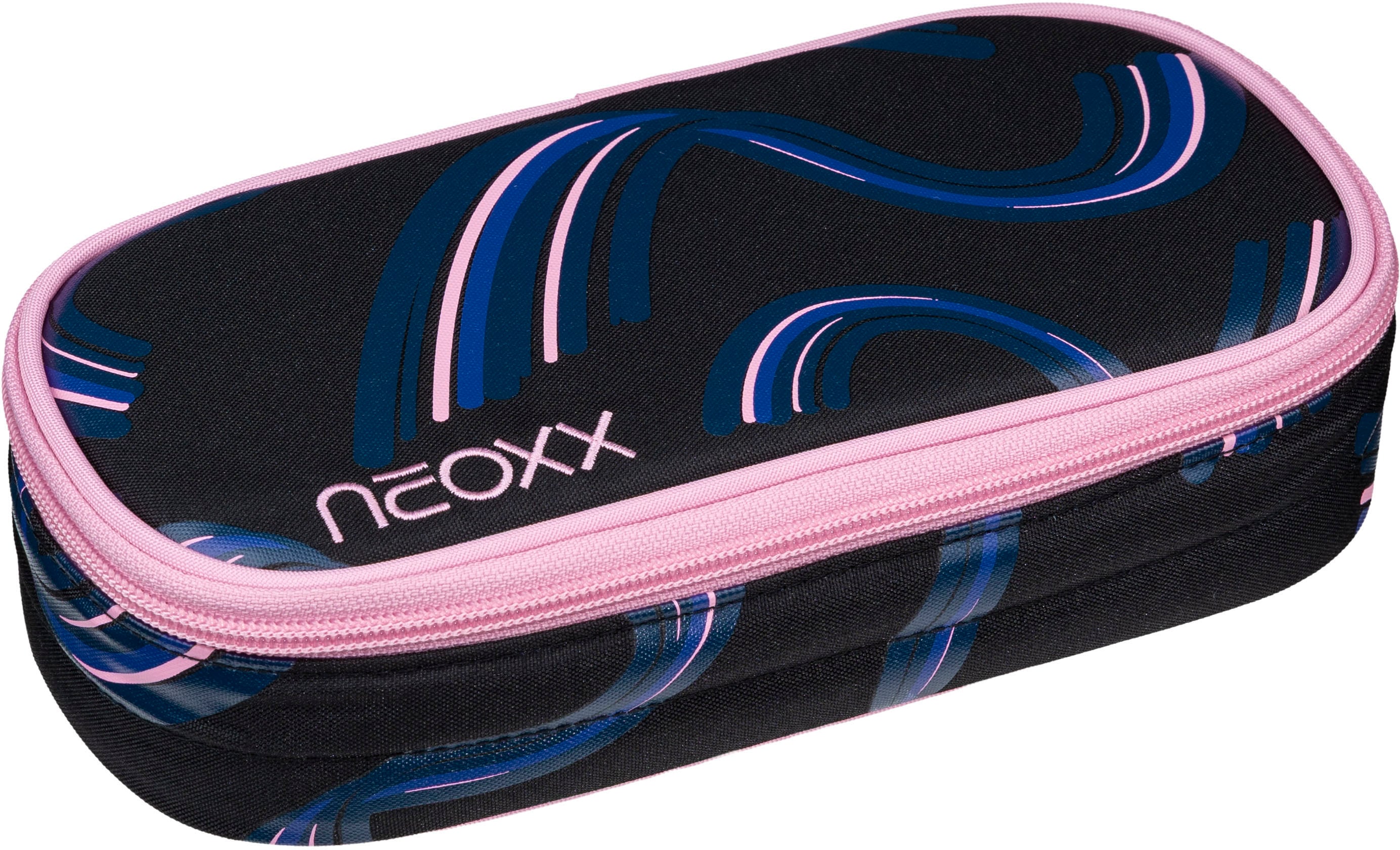 Schreibgeräteetui NEOXX "Schlamperbox, Jump", Kinder, hello wave, Polyester, Schreibgeräteetuis, teilweise aus recyceltem Material