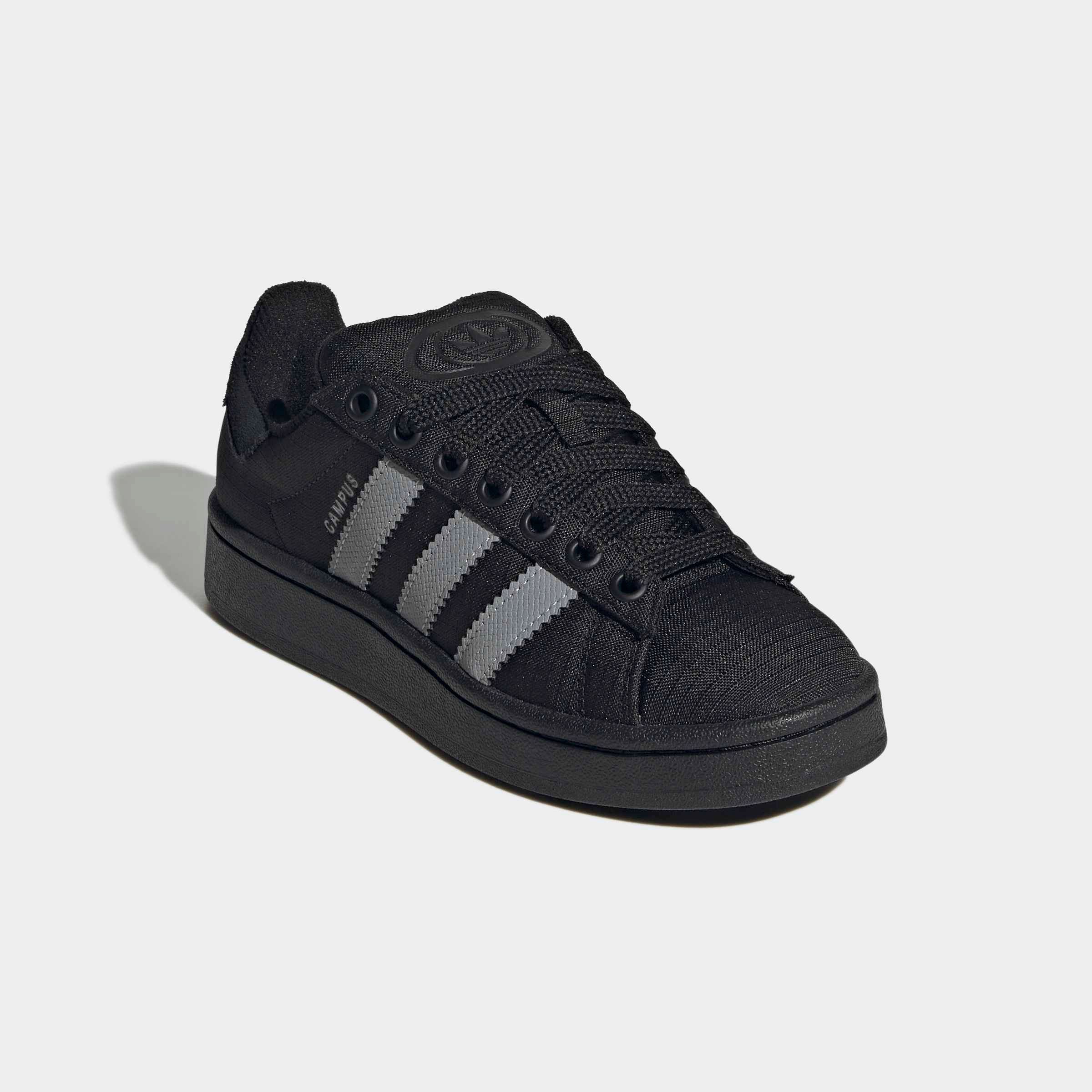 Sneaker ADIDAS ORIGINALS "CAMPUS 00S", Damen, Gr. 38, core schwarz, core schwarz, tech grau metallic, Textil, Schuhe Sneaker, für Kinder & Jugendliche