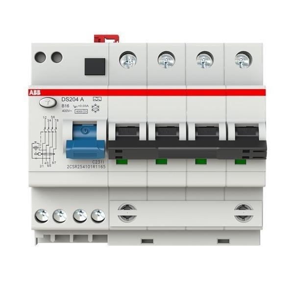 ABB Stotz S&J FI/LS-Schalter DS204A-B16/0,03 2CSR254101R1165 Image