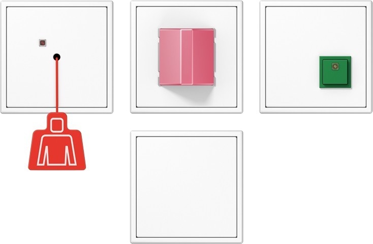 Jung Notrufset aws NRS LS 0834 WW NRSLS0834WW Image