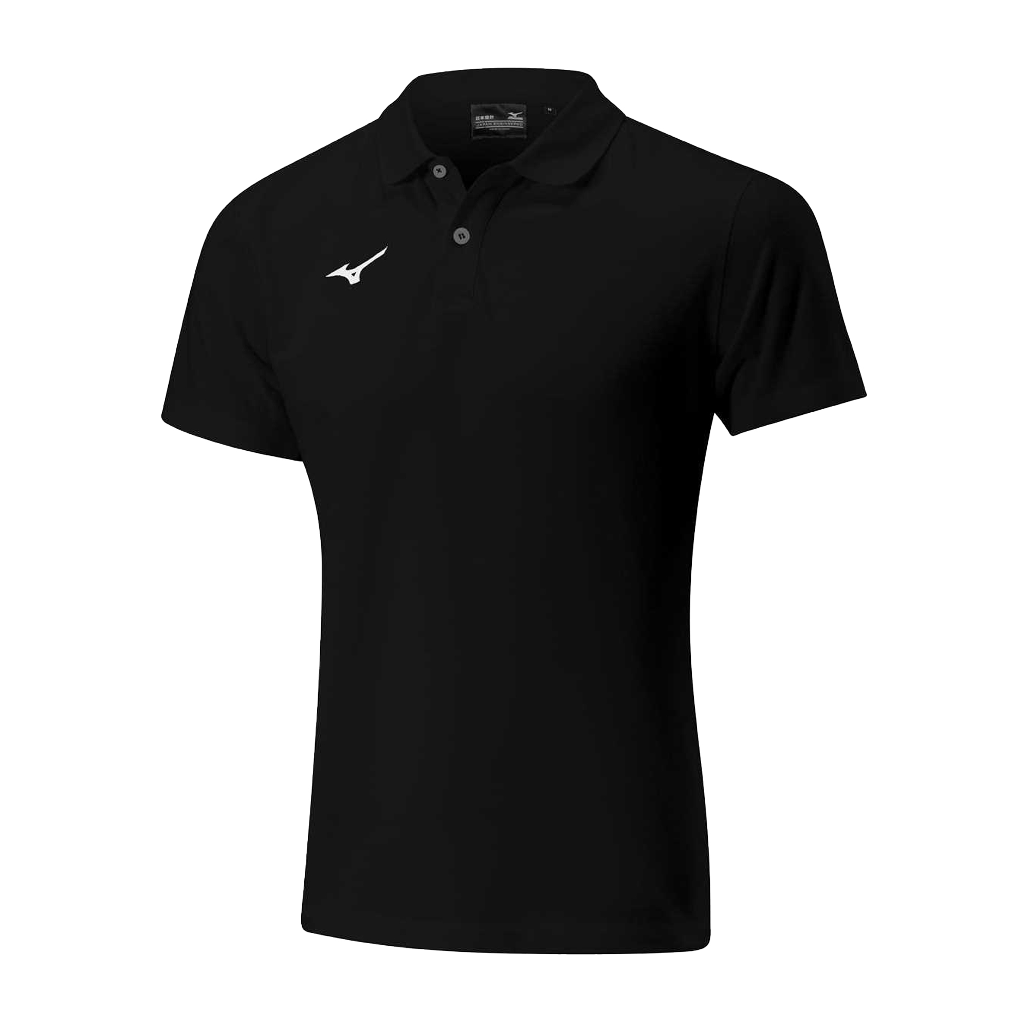 Mizuno - "Shizuoka Free Time" Poloshirt für Herren (Schwarz)