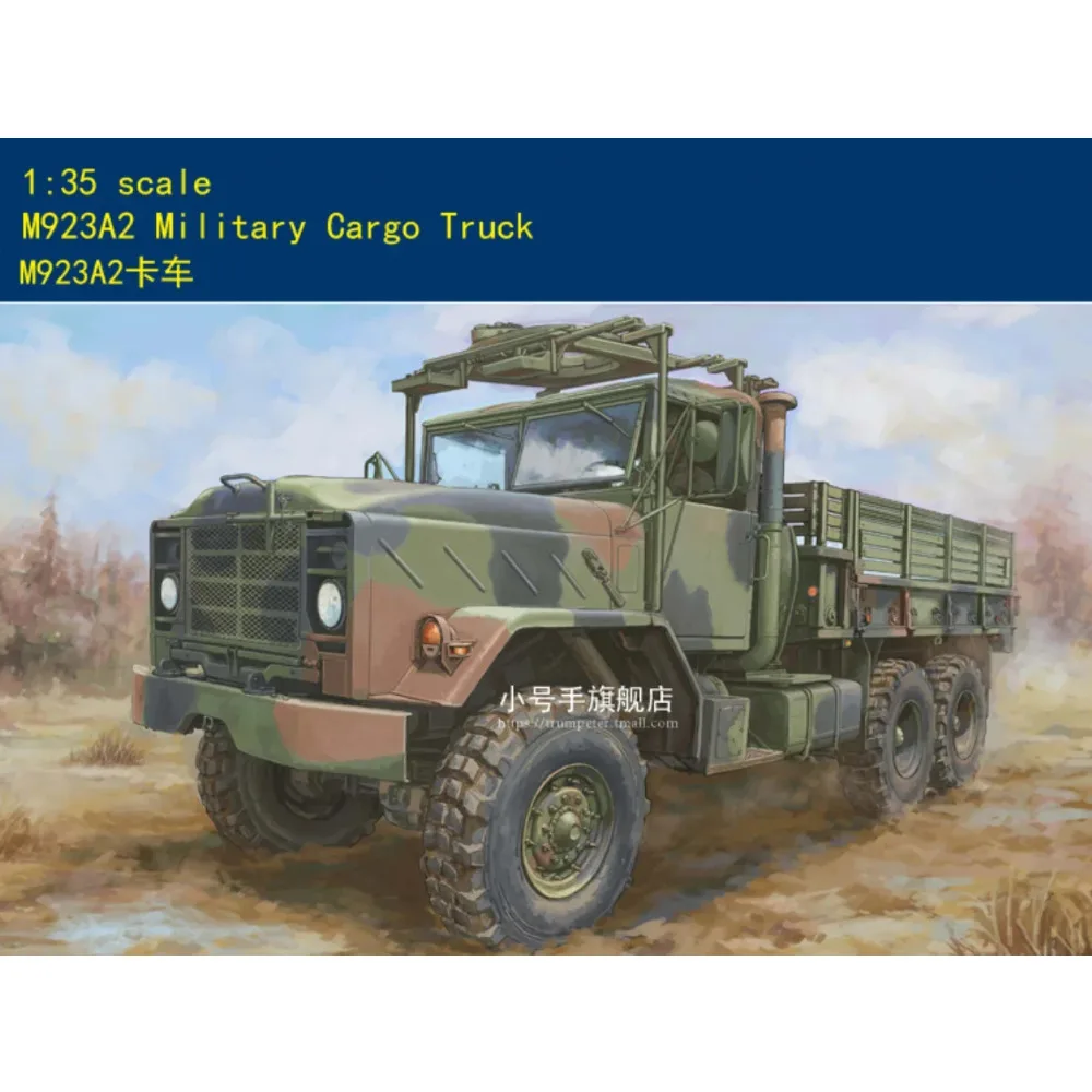 Trumpeter Modell zusammenbauen 63514, Kunststoffmodell im Maßstab 1:35 M923A2, Modellbausatz für Militärfrachtwagen Image