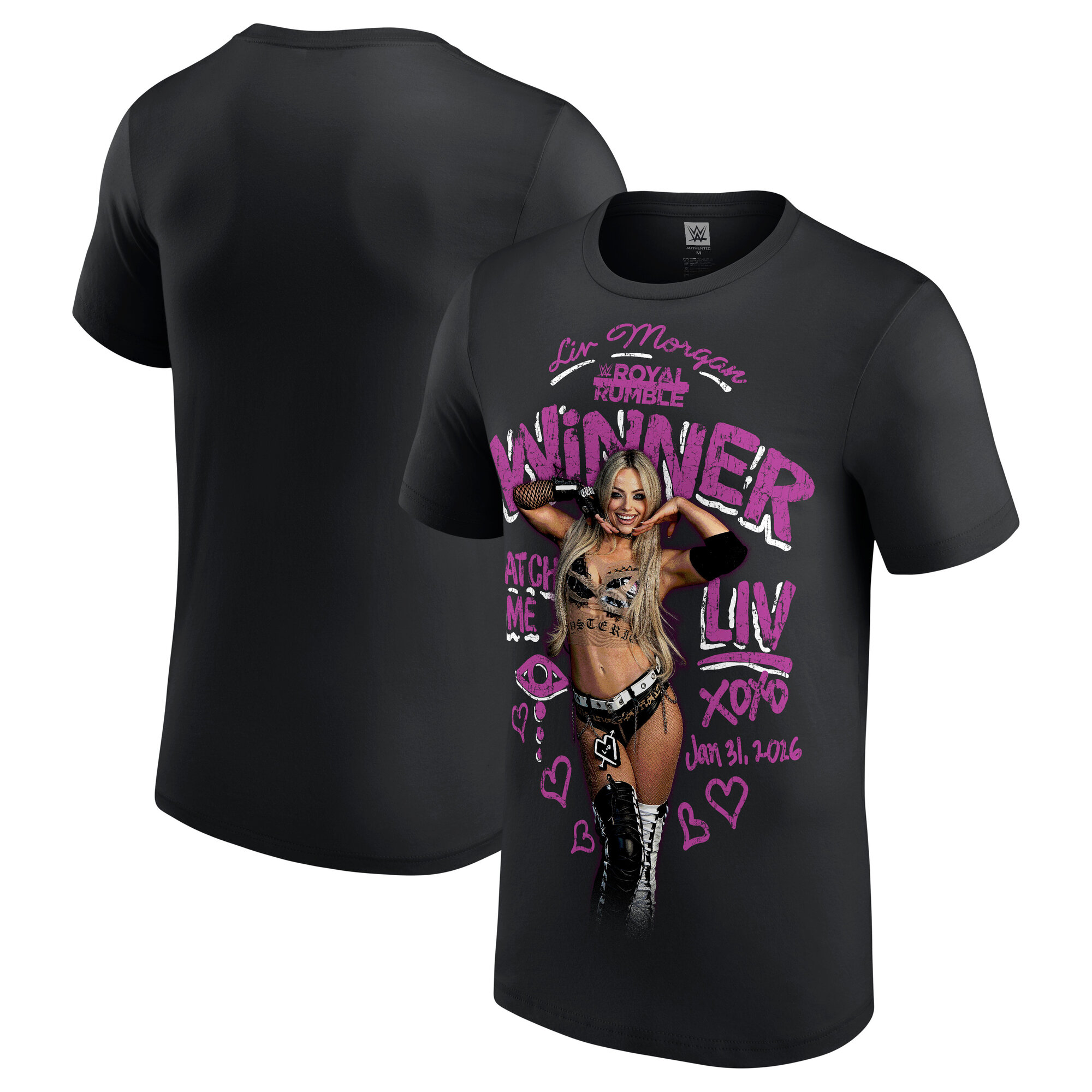 WWE Liv Morgan Royal Rumble 2026 Winner T-Shirt - Herren Image
