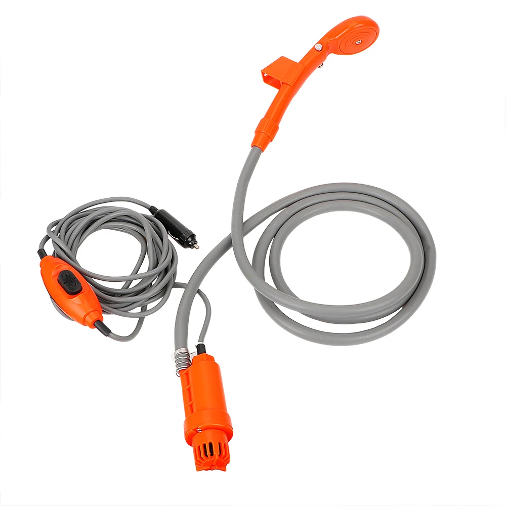 Für Auto, Wohnmobil, LKW, Anhänger mit Zigarettenanzünder, elektrische Pumpe, 12 V, tragbar, universell, Autowäsche, Outdoor, Camping, Reisen, Dusche