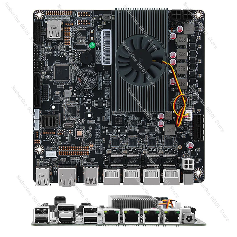 N97/N100/N200/i3-N305 Six-Disk NAS-DC Version/4 Netzwerke 2,5G/6 SATA3.0 Image