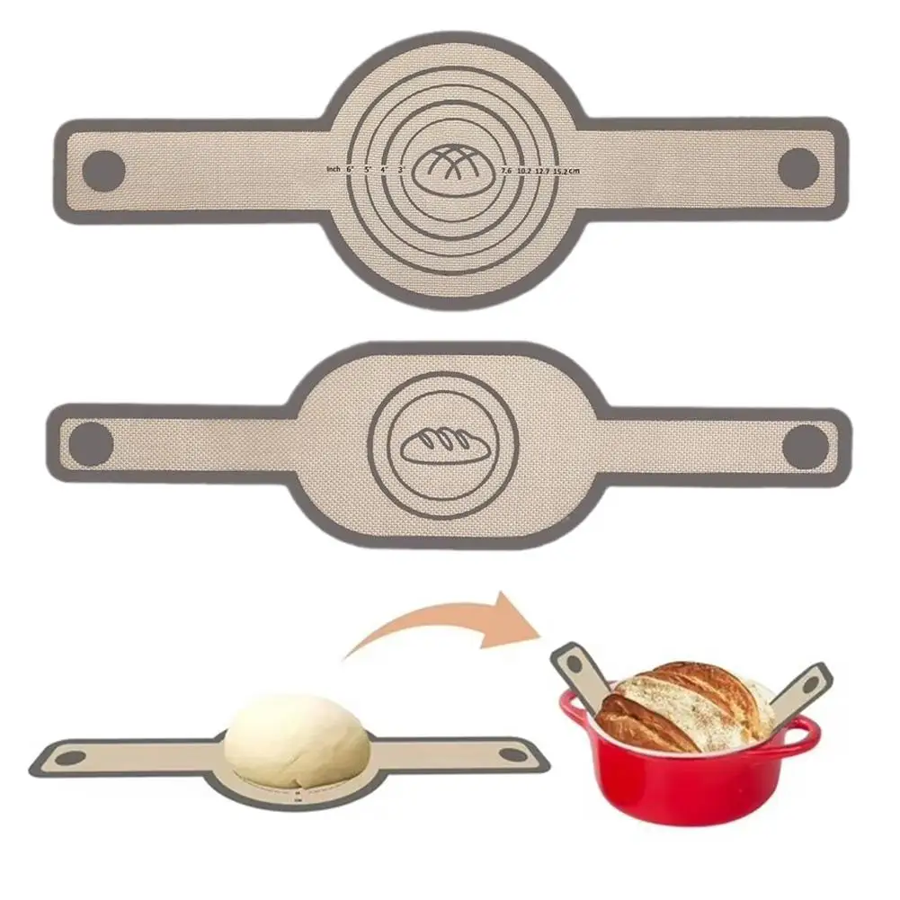 Lebensmittelechte Silikon-Backofeneinlagen Wiederverwendbare Silikon-Brotform Antihaftende Waschbare Backmatte Küchenzubehör Image