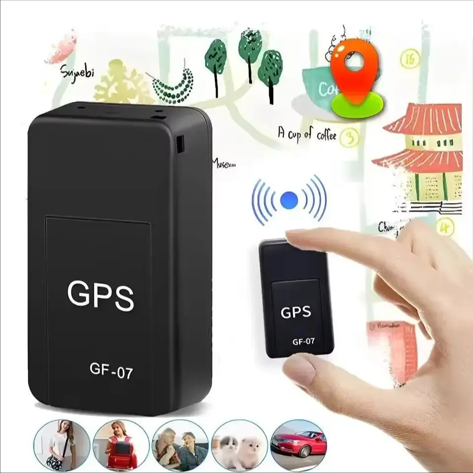 Localisateur GPS pour véhicule GF07, traceur GPS pour voiture, aimant puissant, suivi GPS en temps réel, dispositif anti-perte, alarme, application de positionnement GPS