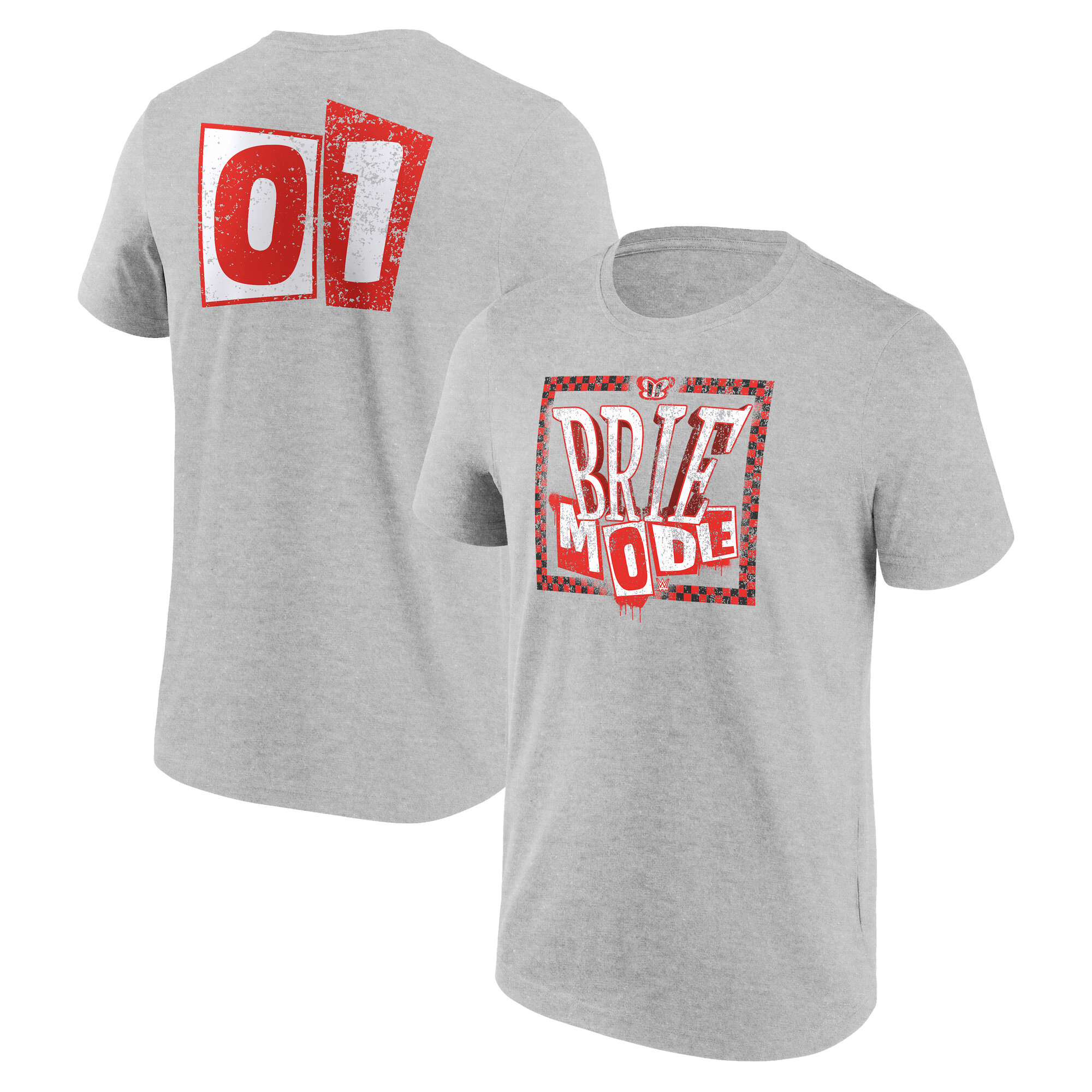 WWE Brie Bella Mode T-Shirt - Grau - Herren Image