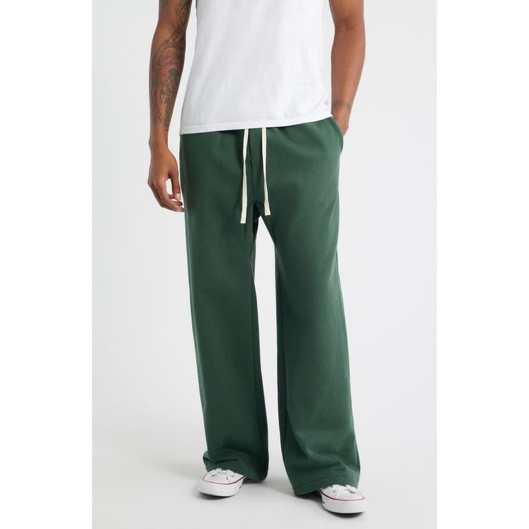 Heavyweight Fleece Sweatpants - Green - Elwood Sweats