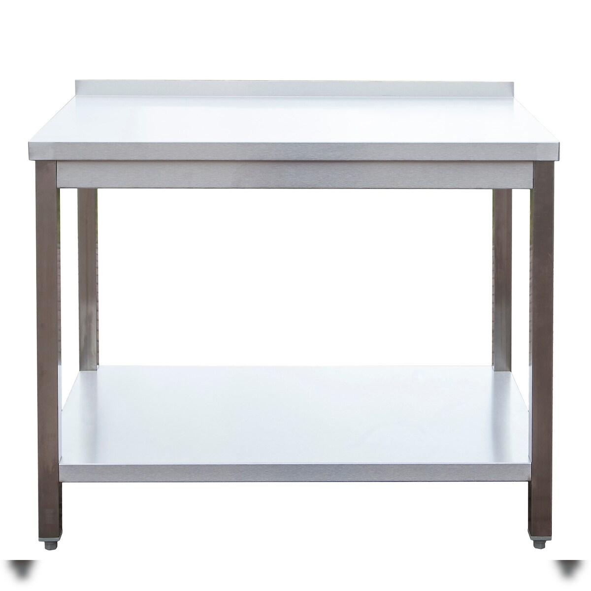 Wimar Gastro Arbeitstisch 1 Grundboden mit Aufkantung Edelstahl (BxT) 1000 x 800 mm Image
