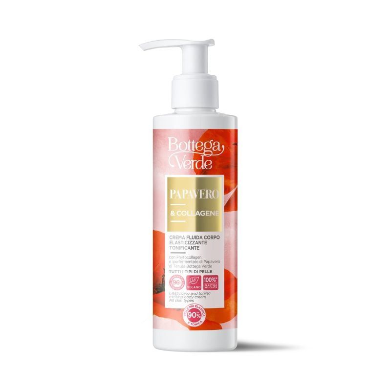 Bottega Verde Papavero e Collagene - Crema fluida corpo elasticizzante