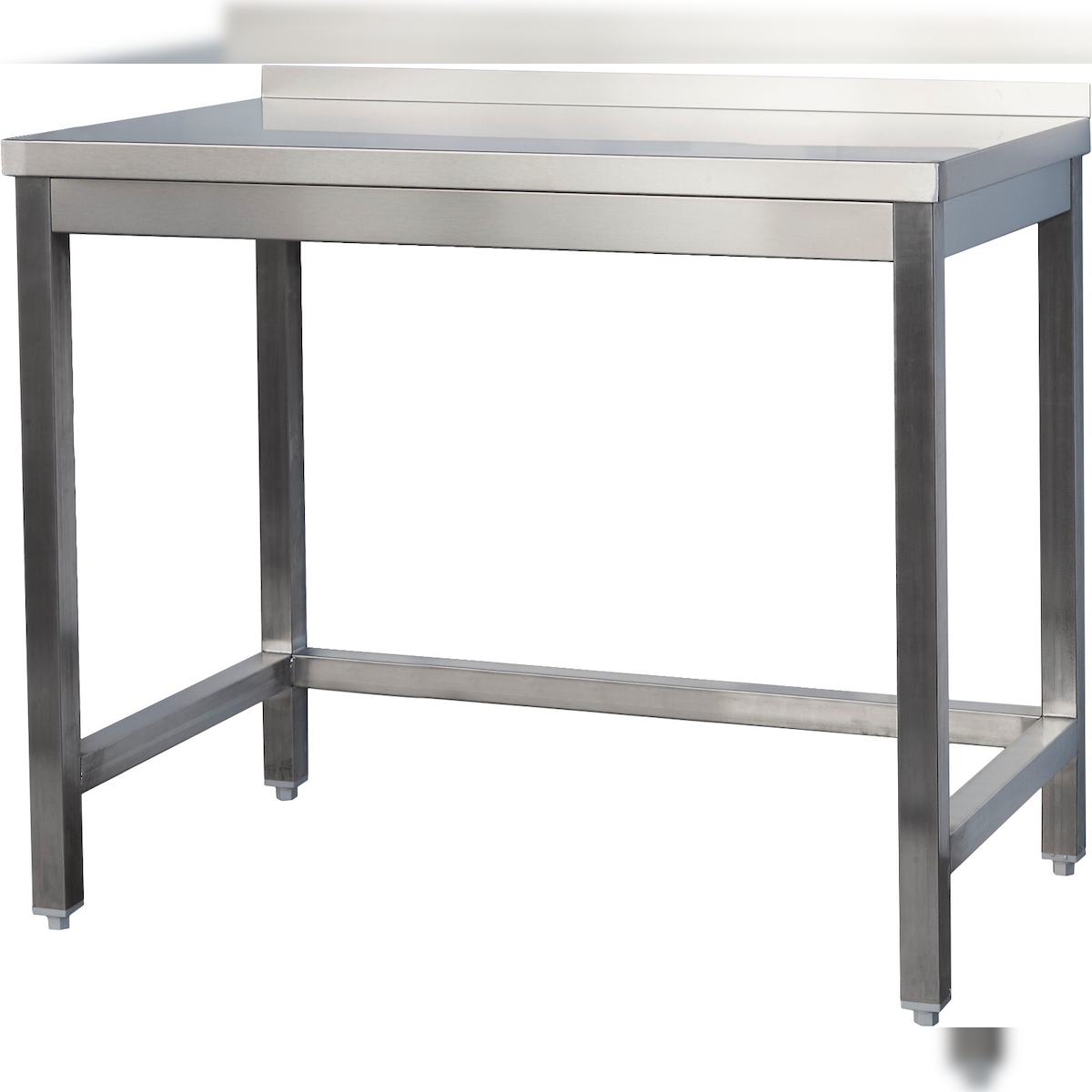 Wimar Gastro Arbeitstisch o. Grundboden mit Aufkantung Edelstahl (BxT) 2200 x 700 mm Image