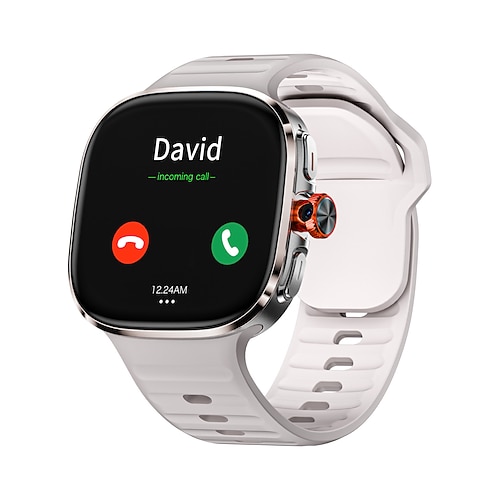 APPLLP 6 MAX Smartwatch 2.16 Zoll 4G LTE Mobilfunk-Smartwatch Schrittzähler Anruferinnerung Schlaf-Tracker Kompatibel mit Android iOS Unisex GPS Freisprechanrufe Mediensteuerung IPX-4 48mm Image