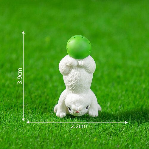 10er-Pack Mikro-Landschaft Ostereier Hasenpuppe Gartenlandschaft DIY Dekoration Hängeaccessoires kleine Ornamente Image