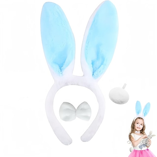 Tier Kaninchen Osterhase Kopfschmuck Lustig Kinder Mädchen Maskerade Ostern Karneval Party Verkleiden Image