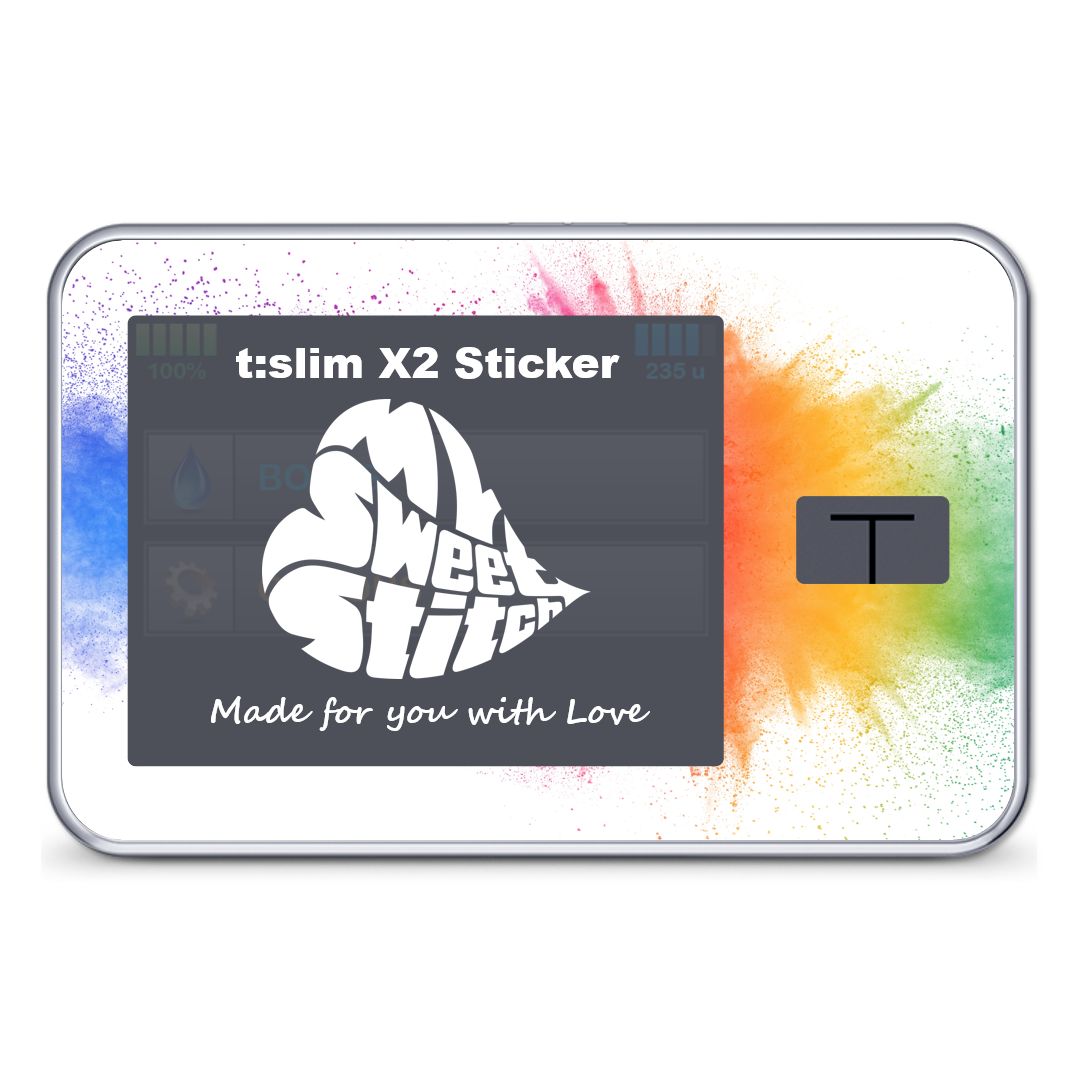 MySweetStitch | Tandem t:slim X2 Sticker Holi Festival 1 pz Accessori