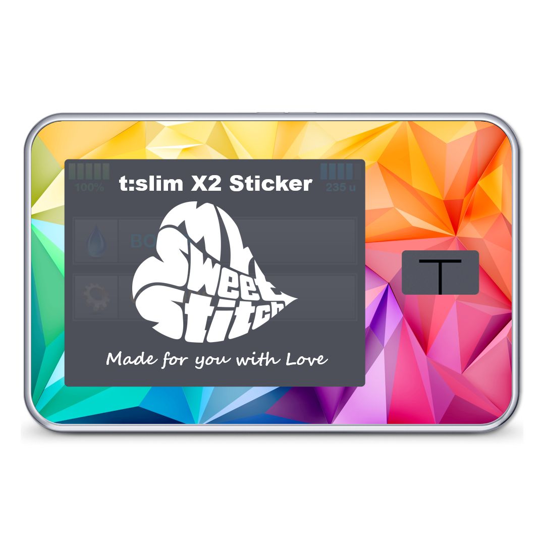 MySweetStitch | Tandem t:slim X2 Sticker Colorful 1 pz Accessori