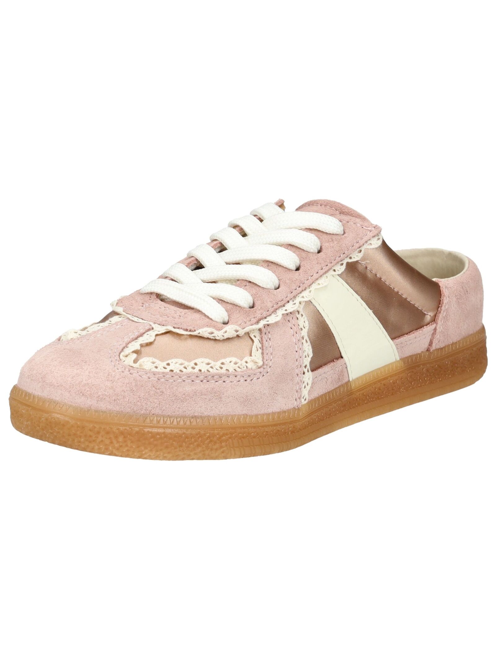 Pantolette STEVE MADDEN "STEVE MADDEN Pantoletten Leder", Damen, Gr. 39, rose, Leder, Schuhe Pantolette