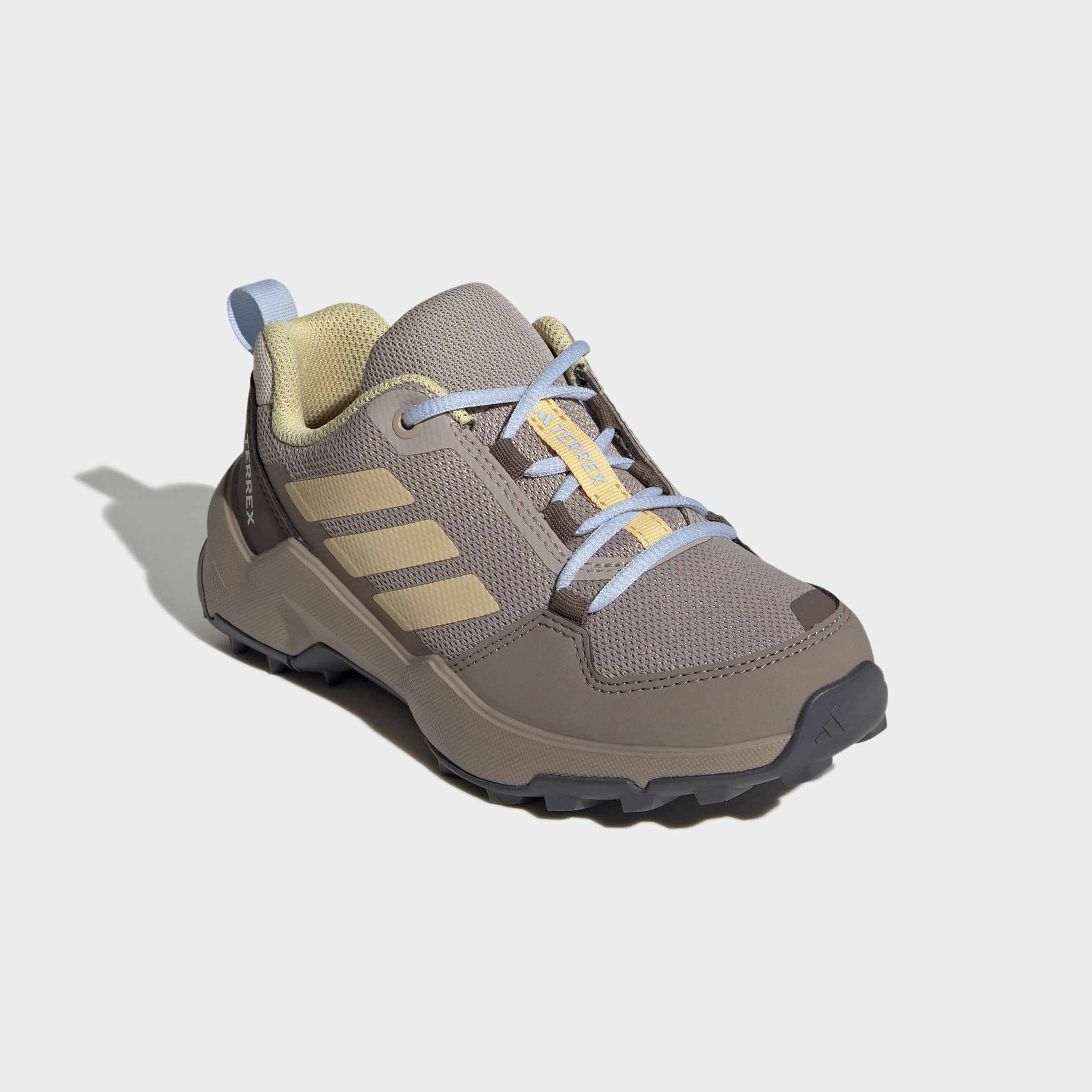 Wanderschuh ADIDAS TERREX "TERREX AX4S", Kinder, Gr. 40, wonder taupe, ice tangerine, crystal sky, Synthetik, Textil, Schuhe Wanderschuh, für Kinder & Jugendliche