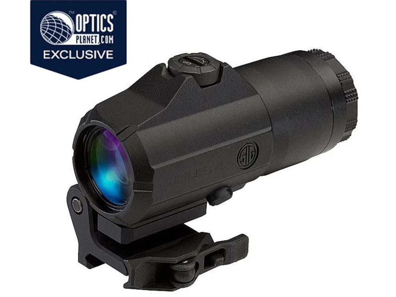 DEMO SIG SAUER Juliet4 4x24mm Magnifier for Reflex Sights Flip to Side Mount Black SOJ41001