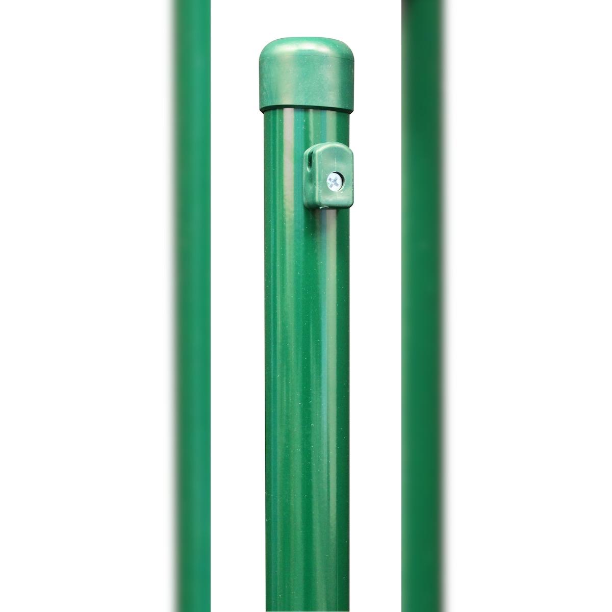 Alberts Zaunpfosten für Maschendrahtzaun grün Länge: 2500 mm Pfosten-Ø: 38 mm Geflechthöhe: 2000 mm Image