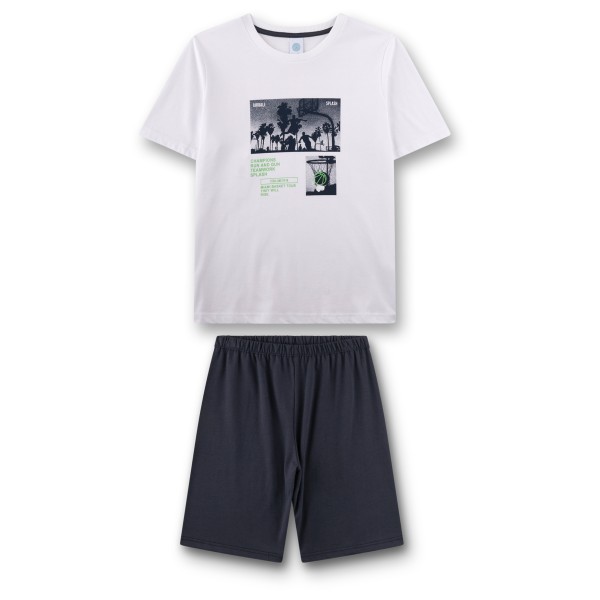Sanetta - Kid's Pyjama 1/2 246163 - Alltagsunterwäsche Gr 140 weiß
