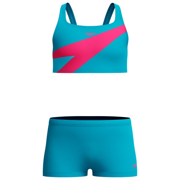 Speedo - Kid's Hyperboom Butterfly Back Two Piece - Bikini Gr 164 türkis