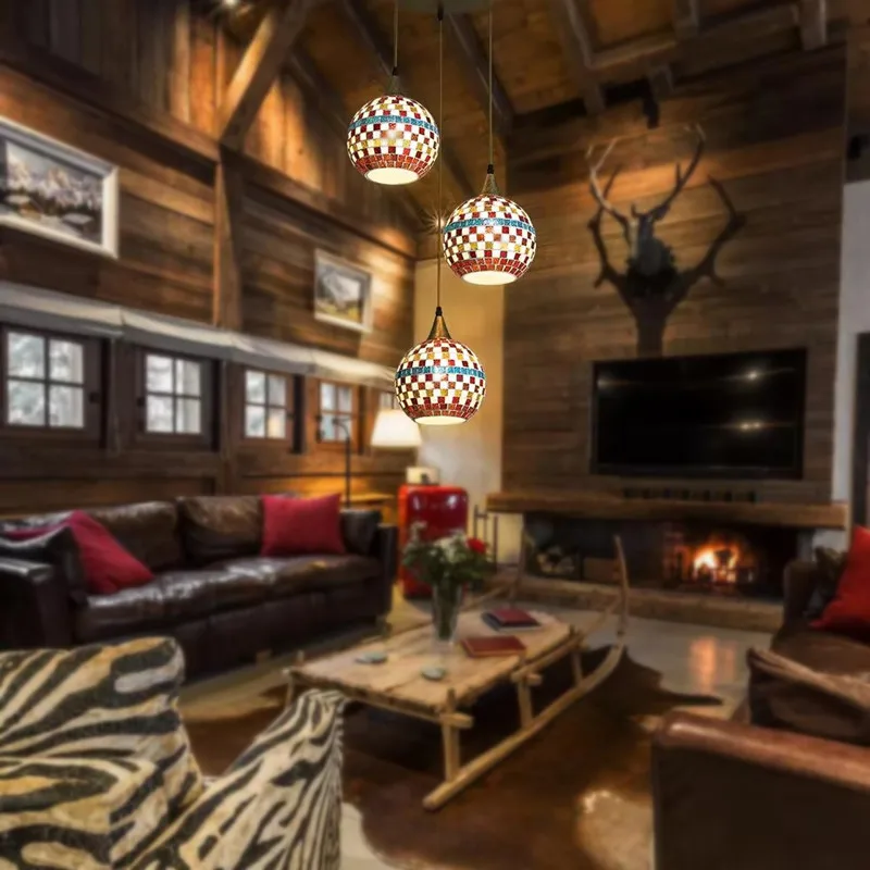 Retro Einfachheit Led Kronleuchter für Wohnzimmer Esszimmer Lebensmittel Tische Küche Schlafzimmer Anhänger Licht Wohnkultur Kronleuchter Leuchten Image