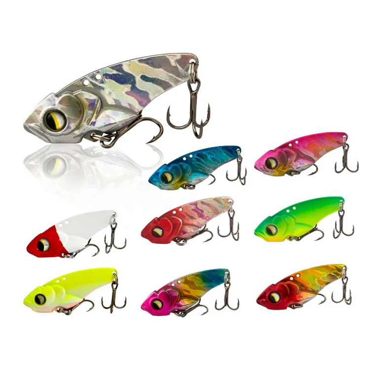 WEIHE Slow Vib richiamo 10 colori esca pesce 5g 7g 10g 14g 17g 20g metallo VIB pesca esca