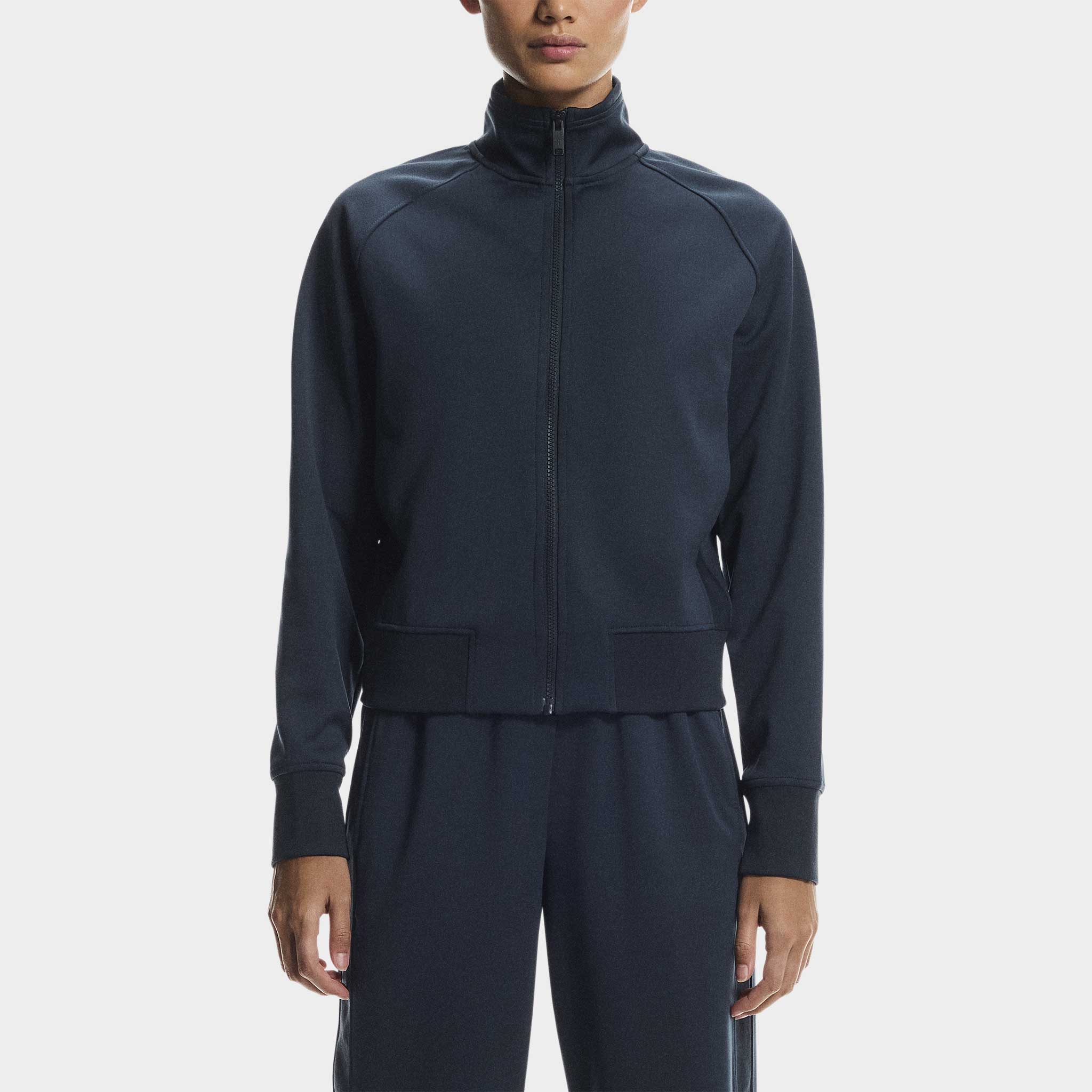 On Courtside Full-Zip Women's Tennis Apparel Midnight