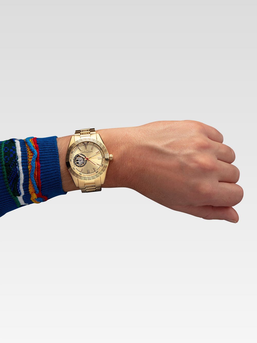 Carlo Colucci Dreizeiger Automatik Herren gold, ONE SIZE Image