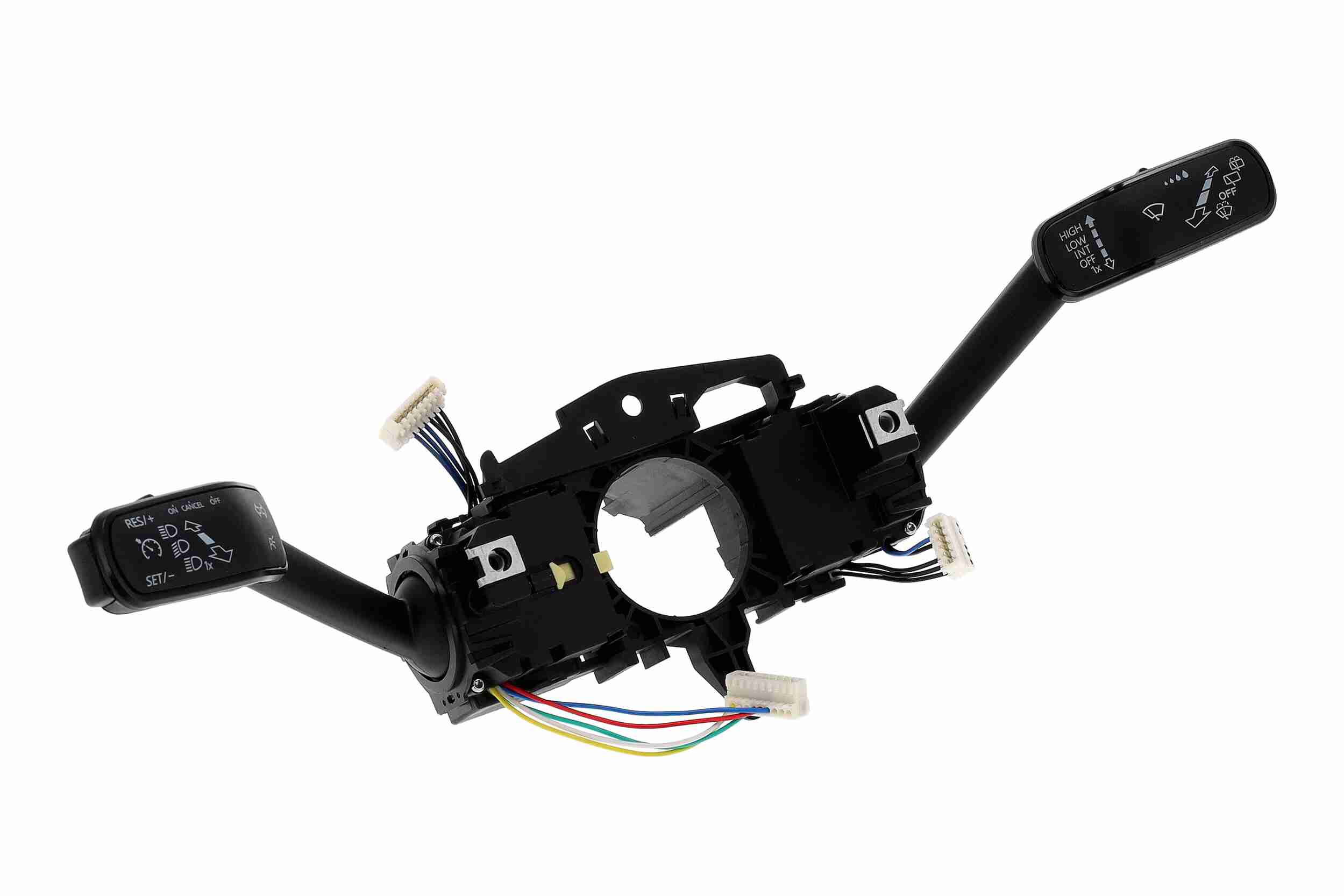 VEMO Lenkstockschalter V15-80-0038 schwarz/weiß für SKODA VW SEAT VAG 5Q0953513AM 5Q0953513AMIGI 5Q0953507GAIGI Image