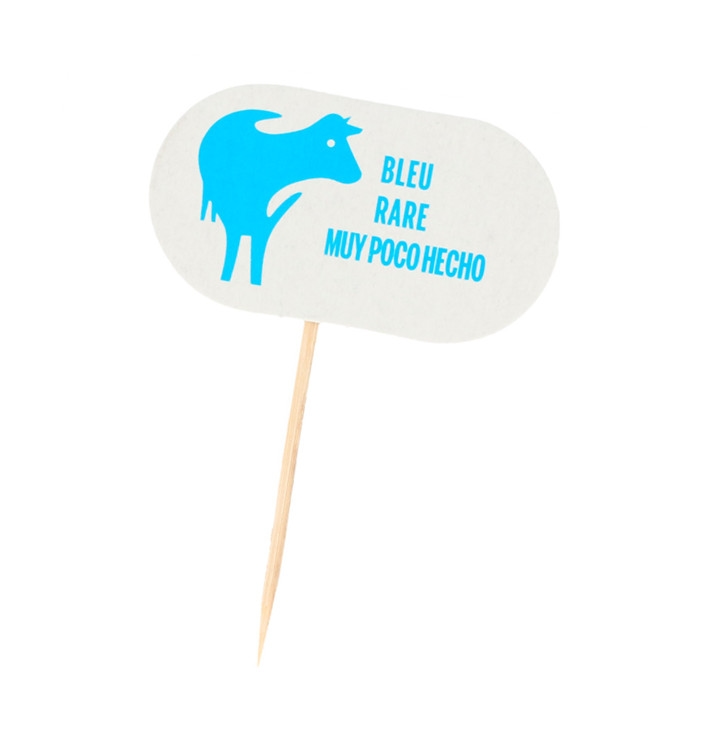 MONOUSO - Zahnstocher Marker Zu Wenig Gemacht 8 cm (3.000 Stück) Image