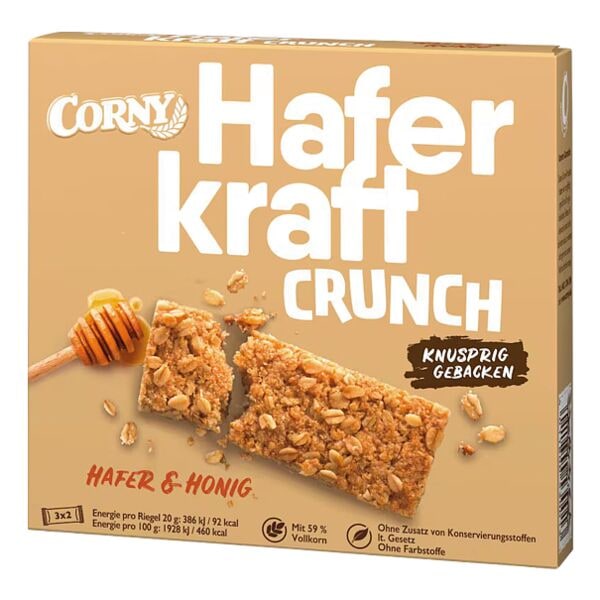 Corny Hafer-Riegel »Haferkraft Crunch Hafer & Honig« 4 Stück Image