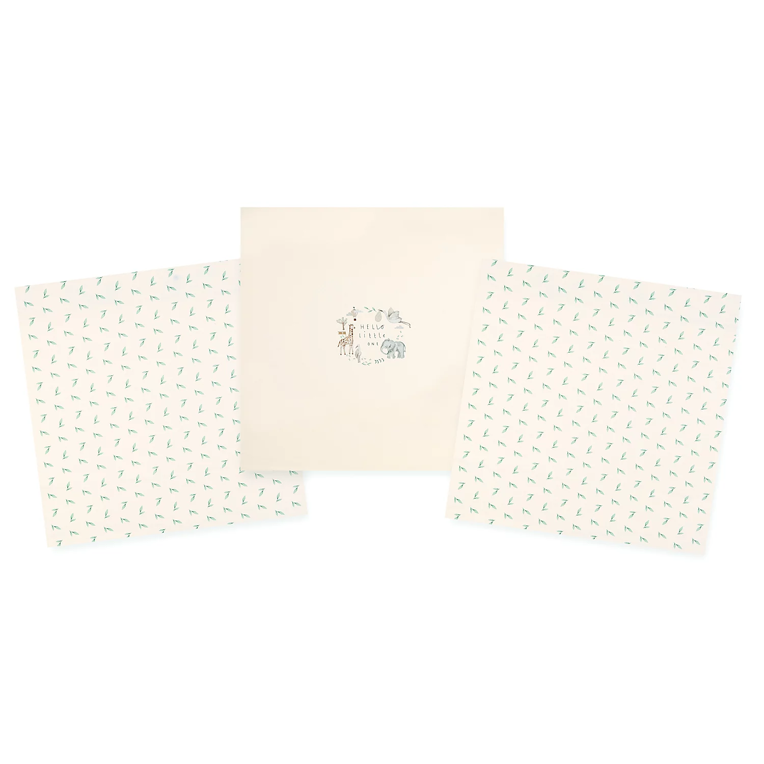 Digital-Baumwolljersey-Coupon Babysafari mit Elasthan, wollweiß-color Image