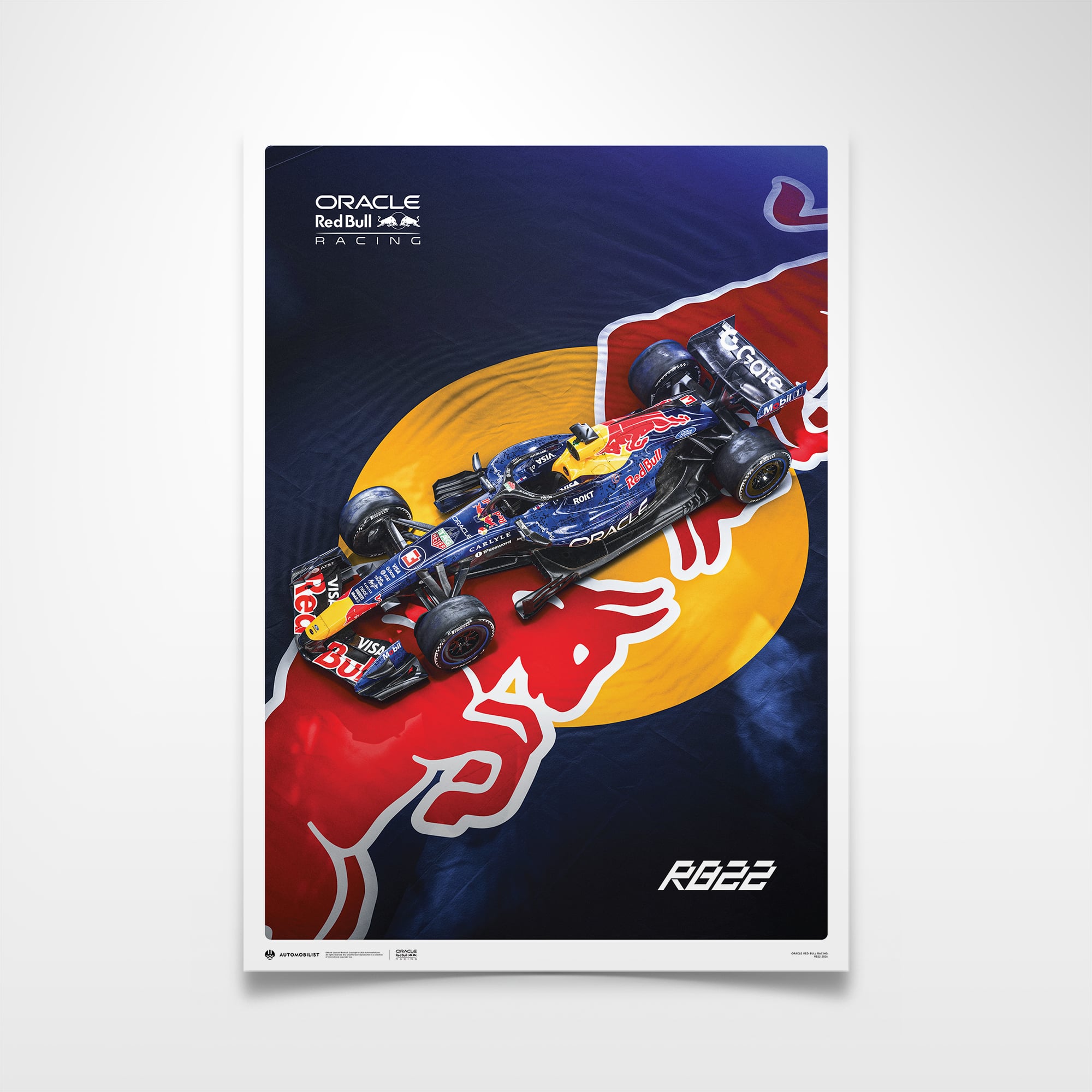 Affiche Oracle Red Bull Racing RB22 2026 - No Gender Taille: One Size Only
