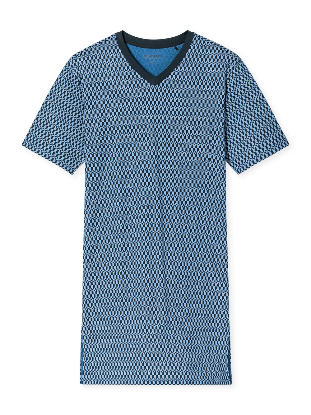 Schiesser Nachthemd Herren blau, 60 Image