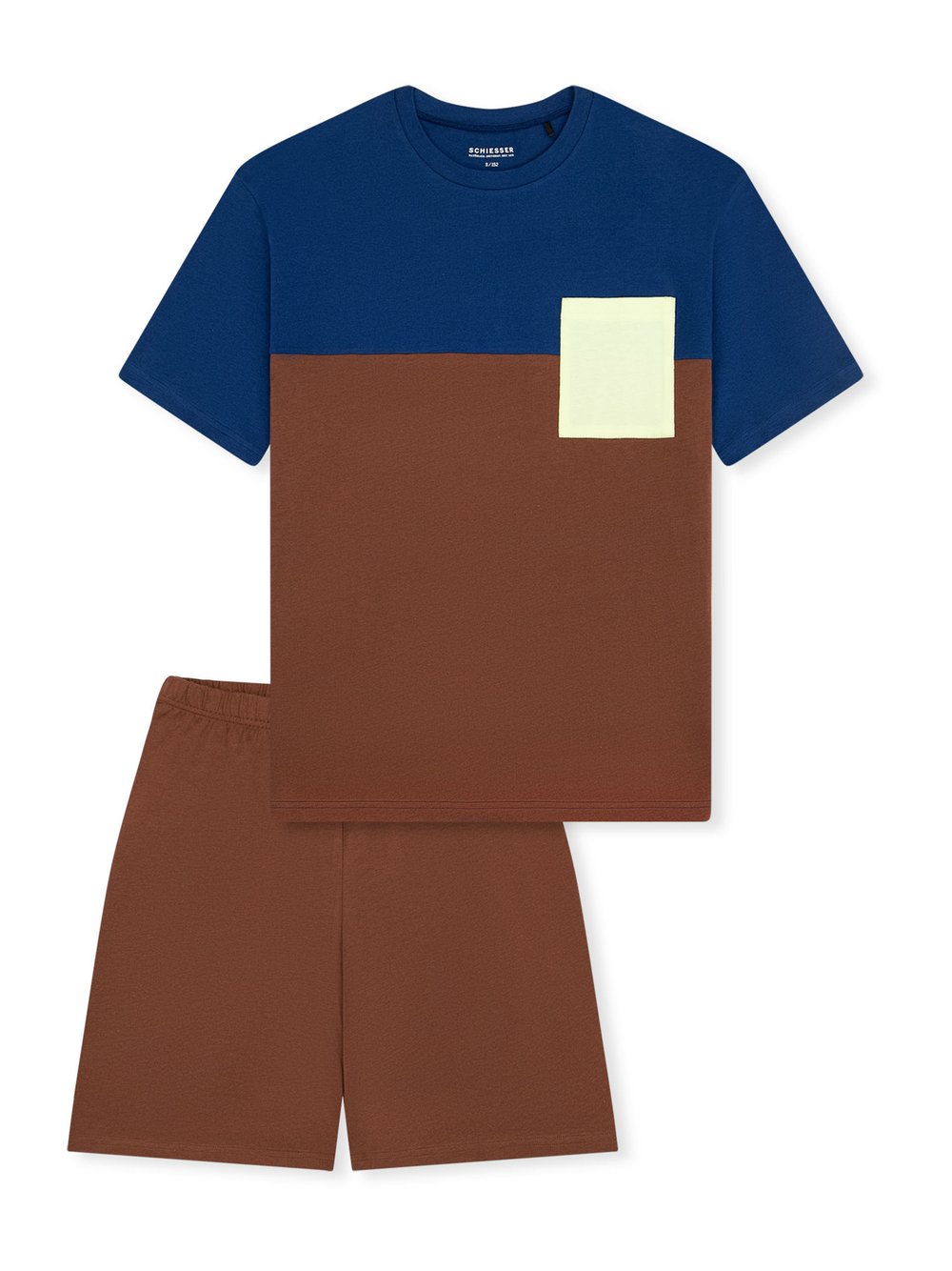 Schiesser Pyjama Jungen blau, 164 Image