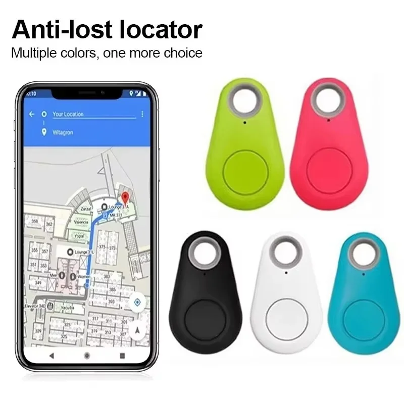 Mini GPS Locator Anti-Lost Alarm Wallet Keychain Smart Tag Bluetooth Tracer Keychain Dog Pet Car Tracker Key Finder Accessories